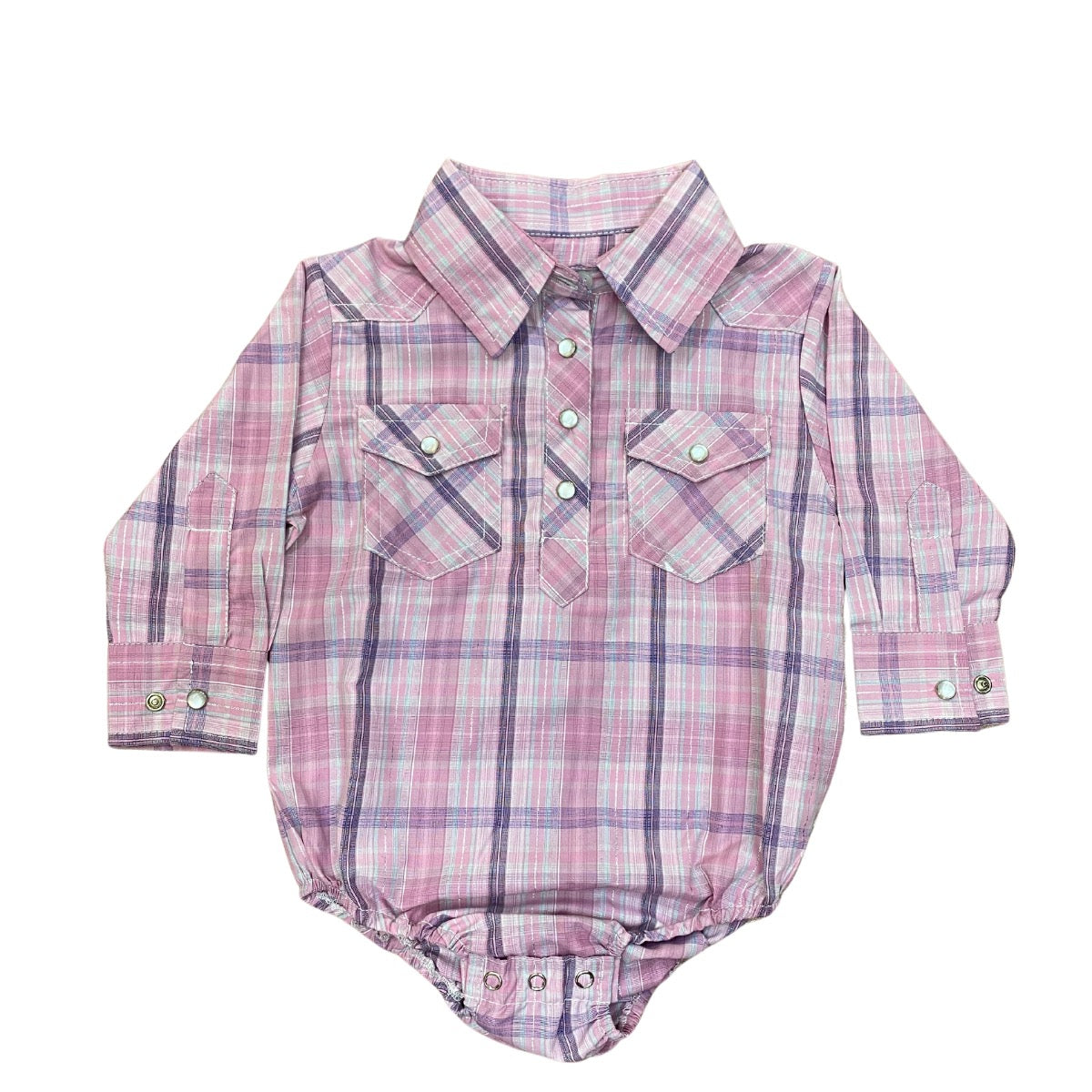 Cowgirl Legend Plaid Toddlers Body Suit