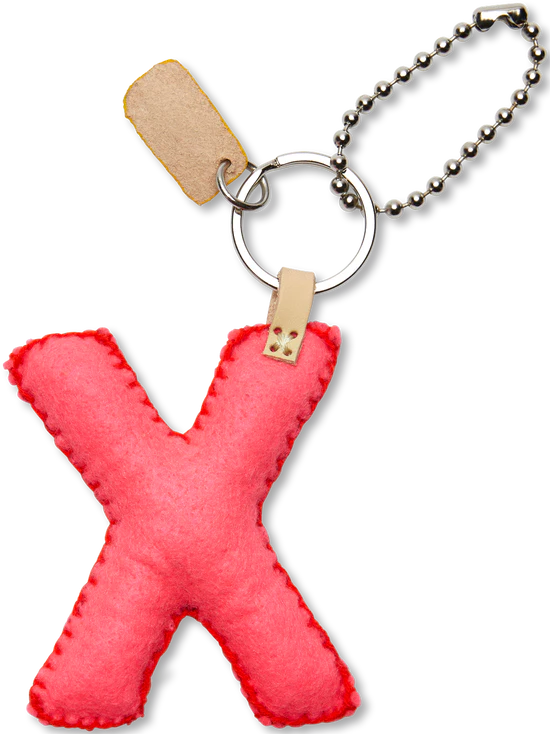 PINK FELT ALPHABET CHARMS