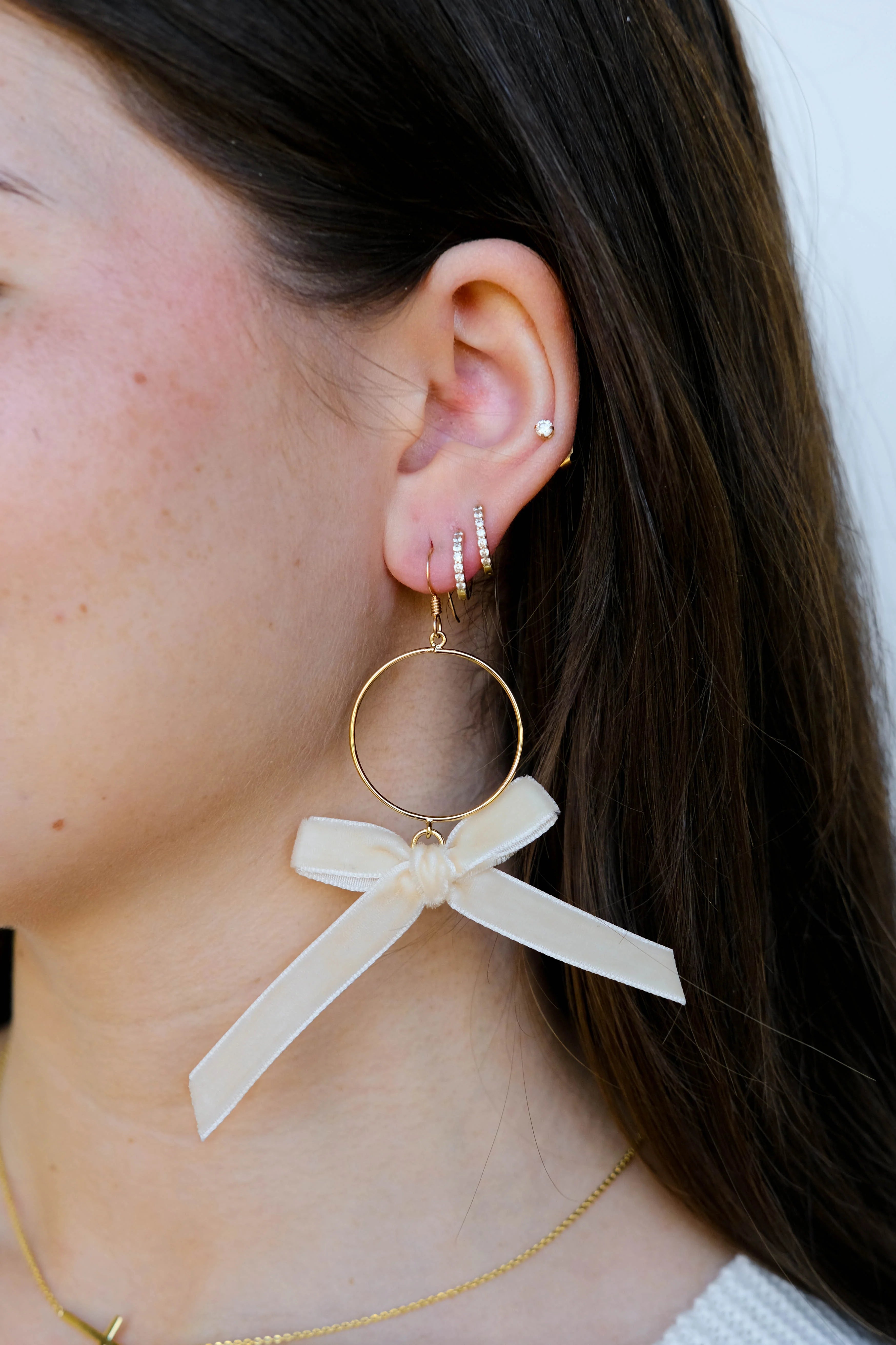 Cream Claras Earrings