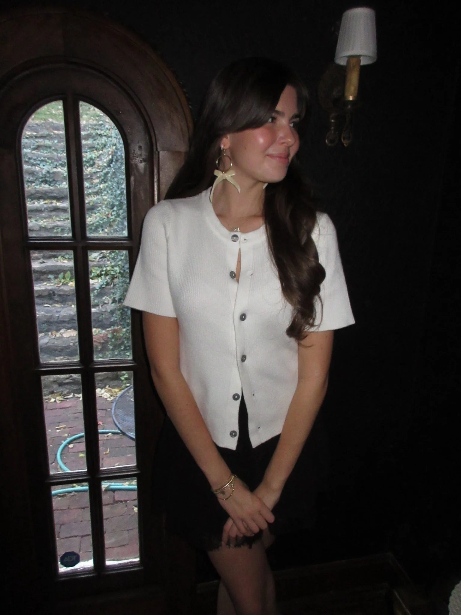 Cream Claras Earrings