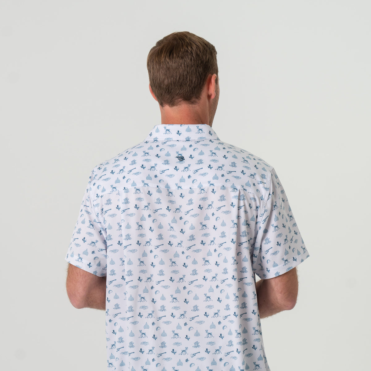 Lone Star State-Performance Button Up, by Burlebo