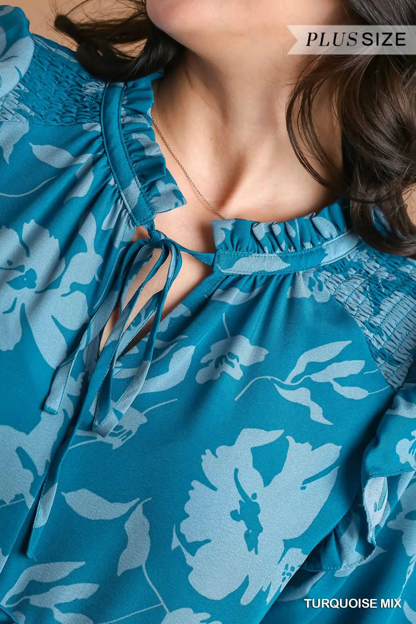 Shades of Turquoise Tiered Dress