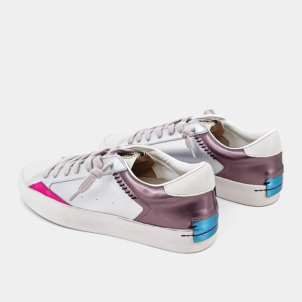 Silver Distressed Ruby Sneaker by ShuShop