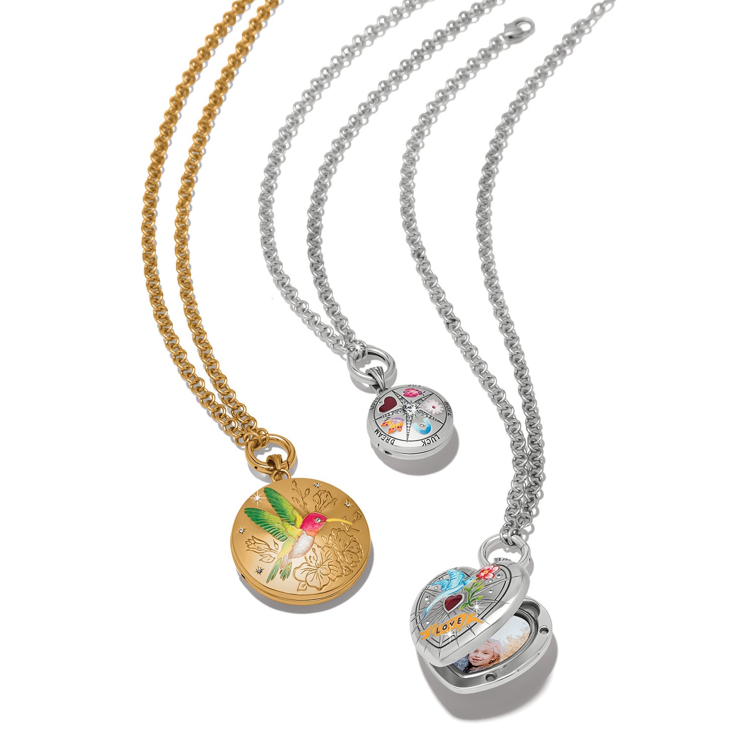 Reverie Emblem Locket Necklace