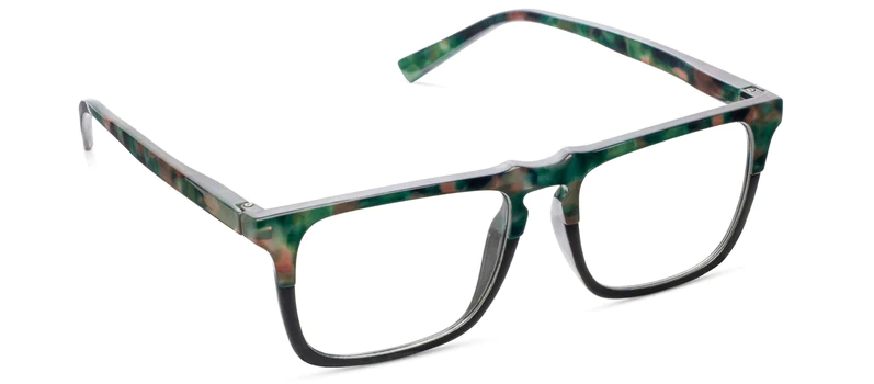 Traveler Green Camo- Peepers Reading Glasses