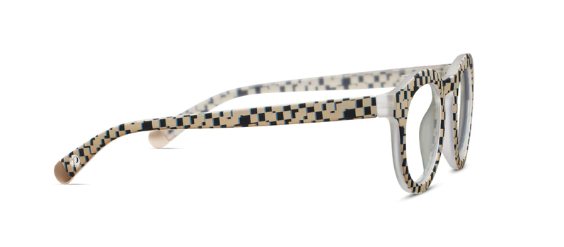 Frame of Mind Black Pixel Check- Peepers Reading Glasses