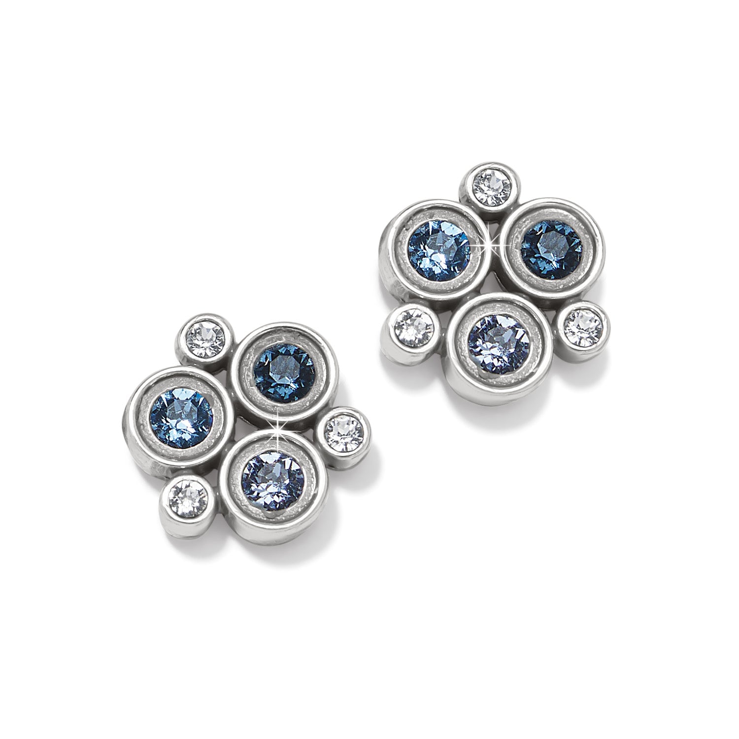 BLUE Constella Cluster Post Earrings