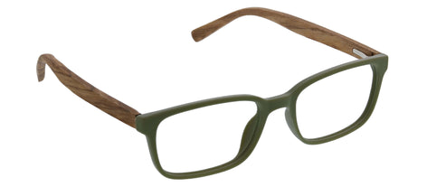River Focus Green/Wood - Peepers Reading Glasses