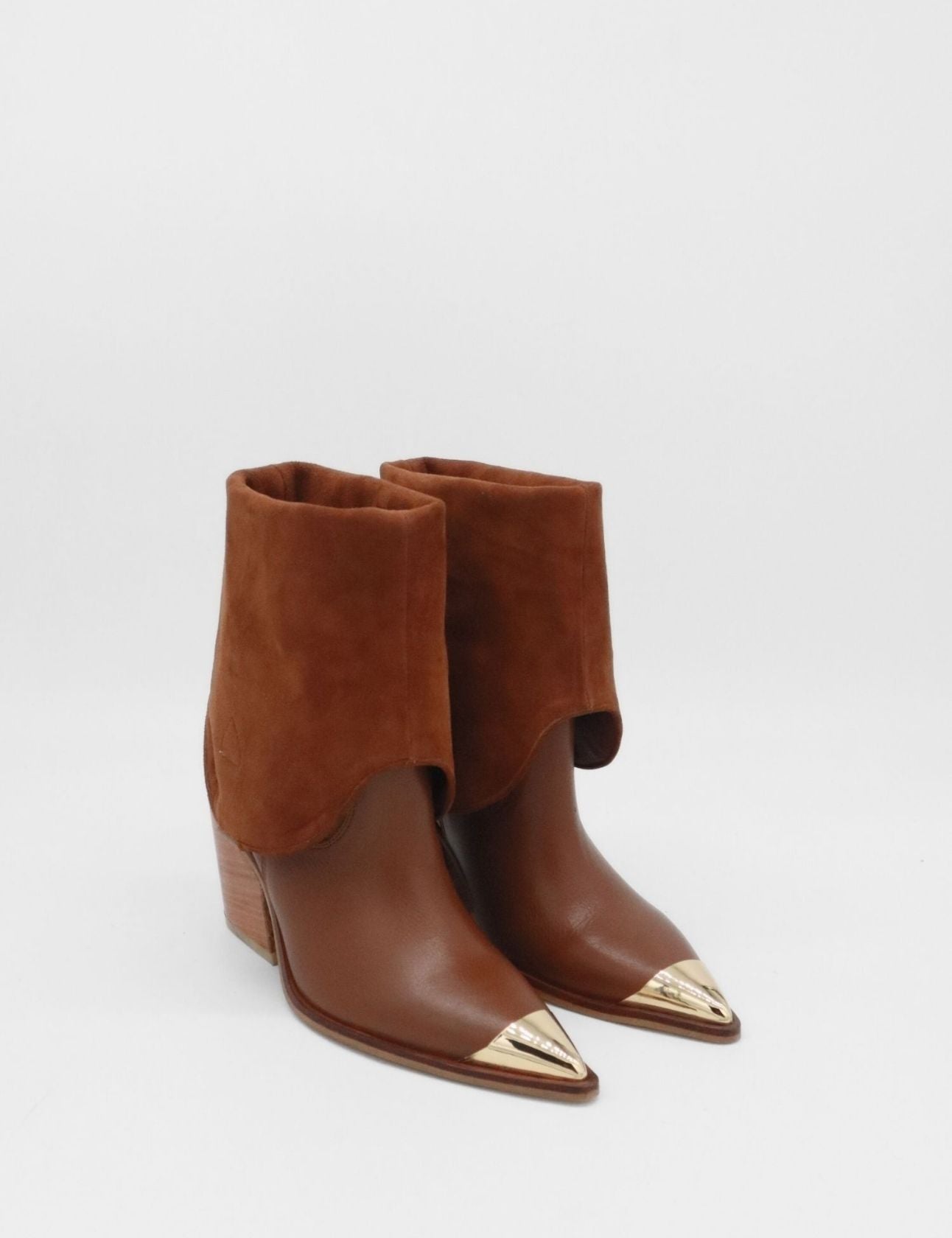 Prince 2-in 1 Convertible Brown Suede Boots