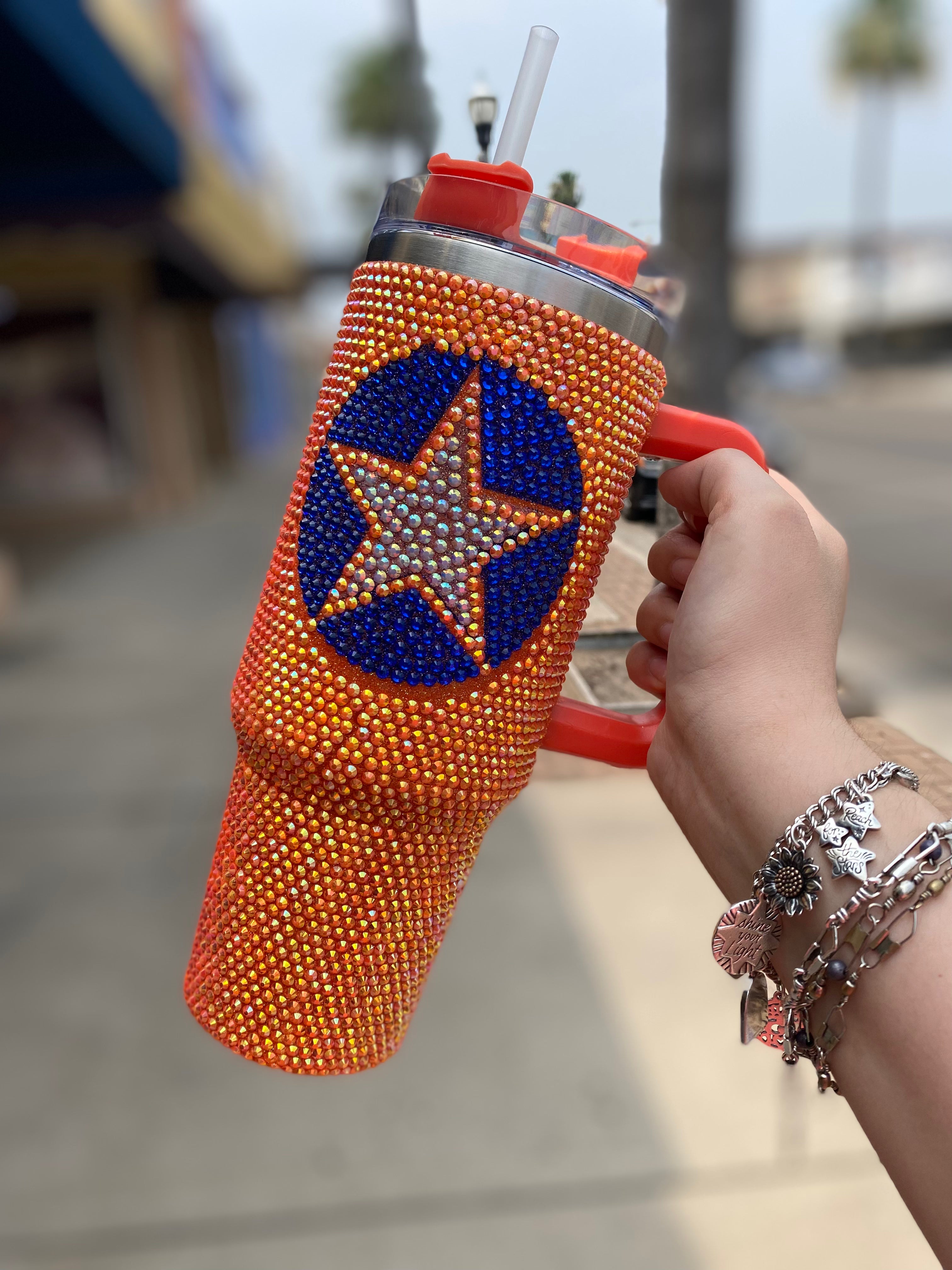 Houston Astros Crystal 40 oz Tumbler
