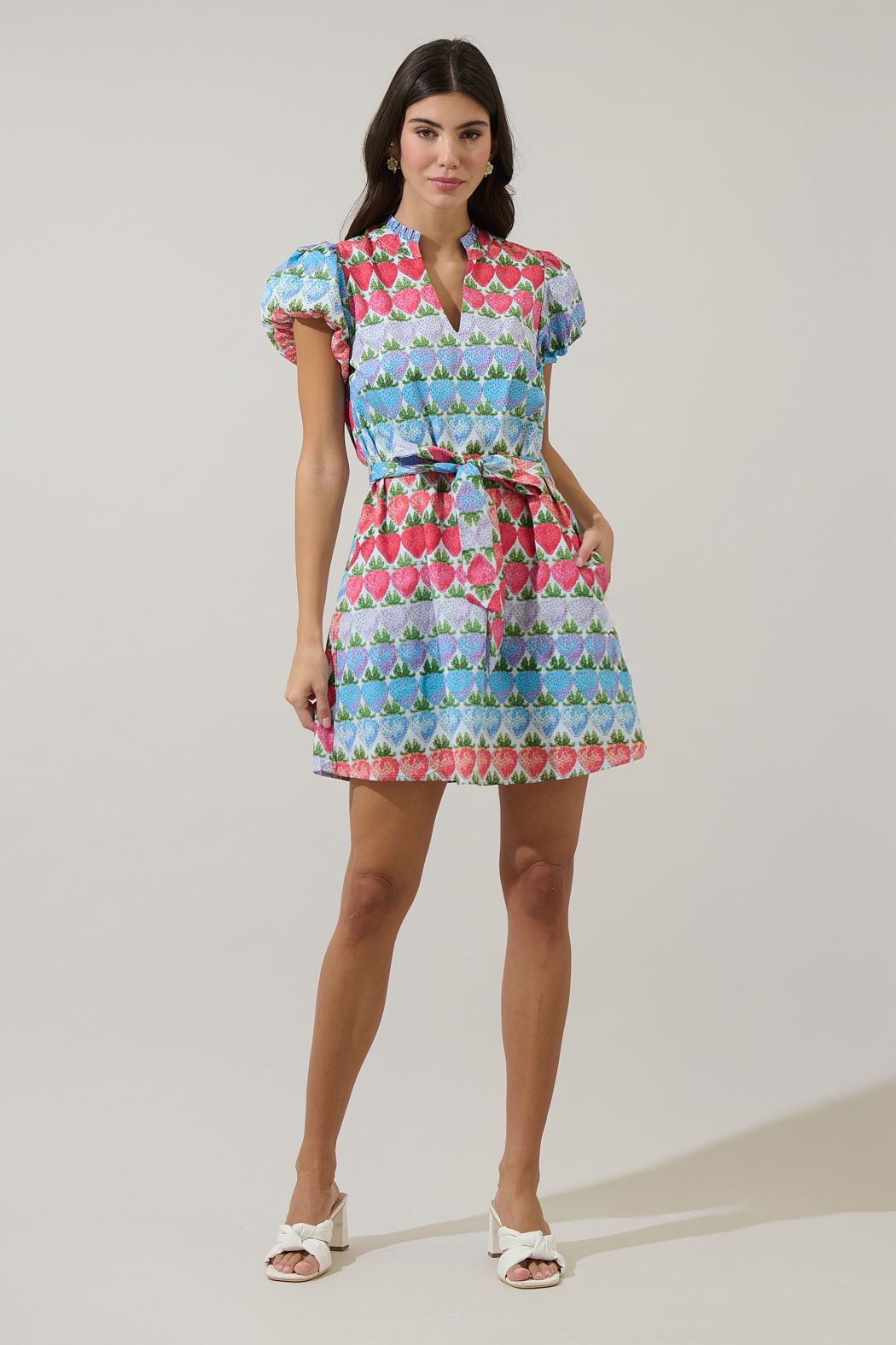 Berry Burst Orela Shift Mini Dress