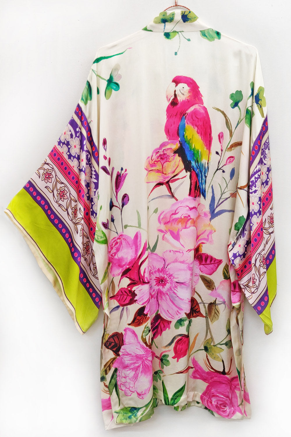 Tropical Mood Hand-Beaded Kimono