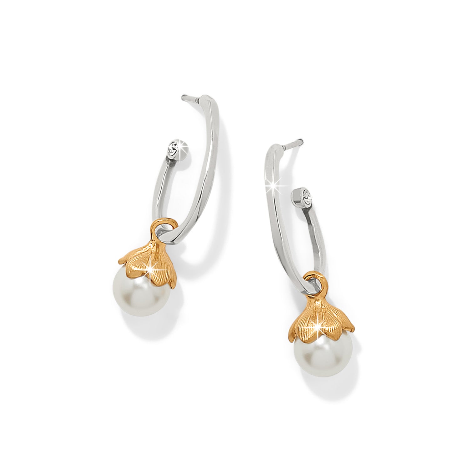 Everbloom Pearl Hoop Earrings