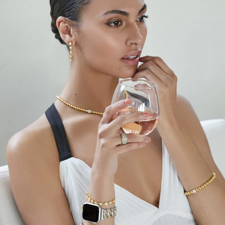 Meridian Petite Stretch Bracelet / Gold