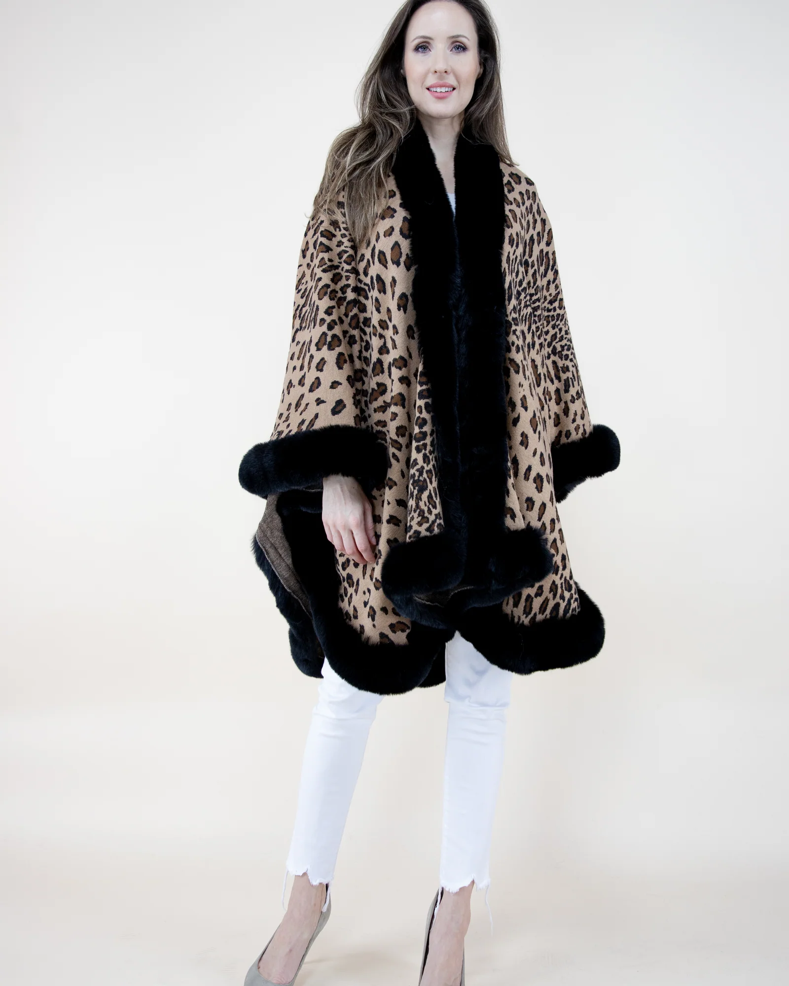 Cheetah shawl hot sale