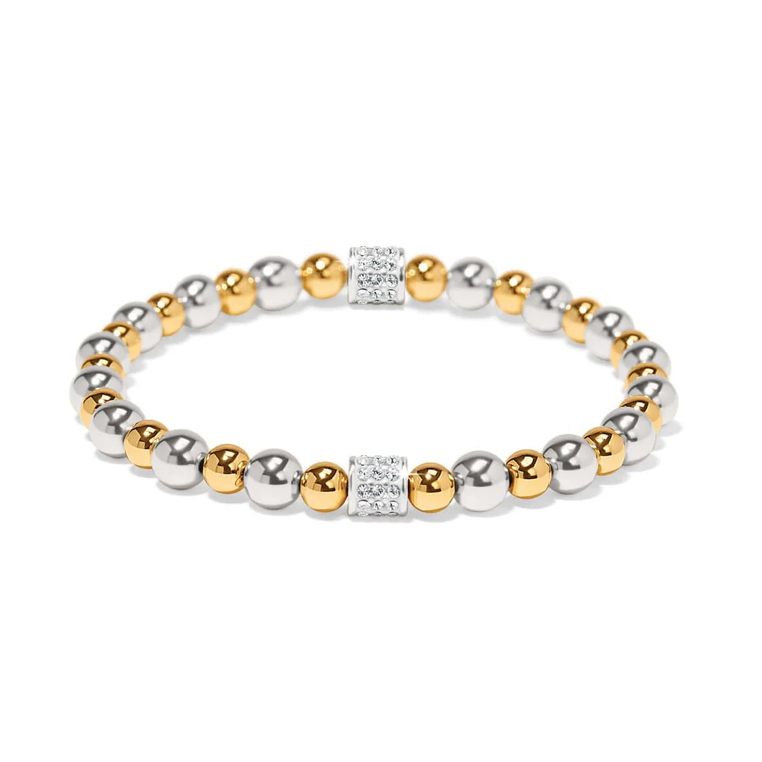 Meridian Stretch Bracelet / Silver-Gold