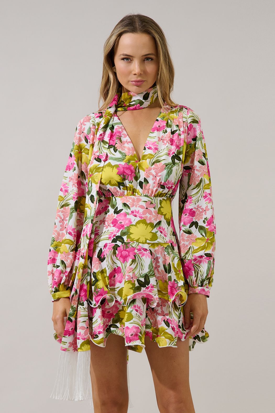 Garden Party Bloom Mini Dress