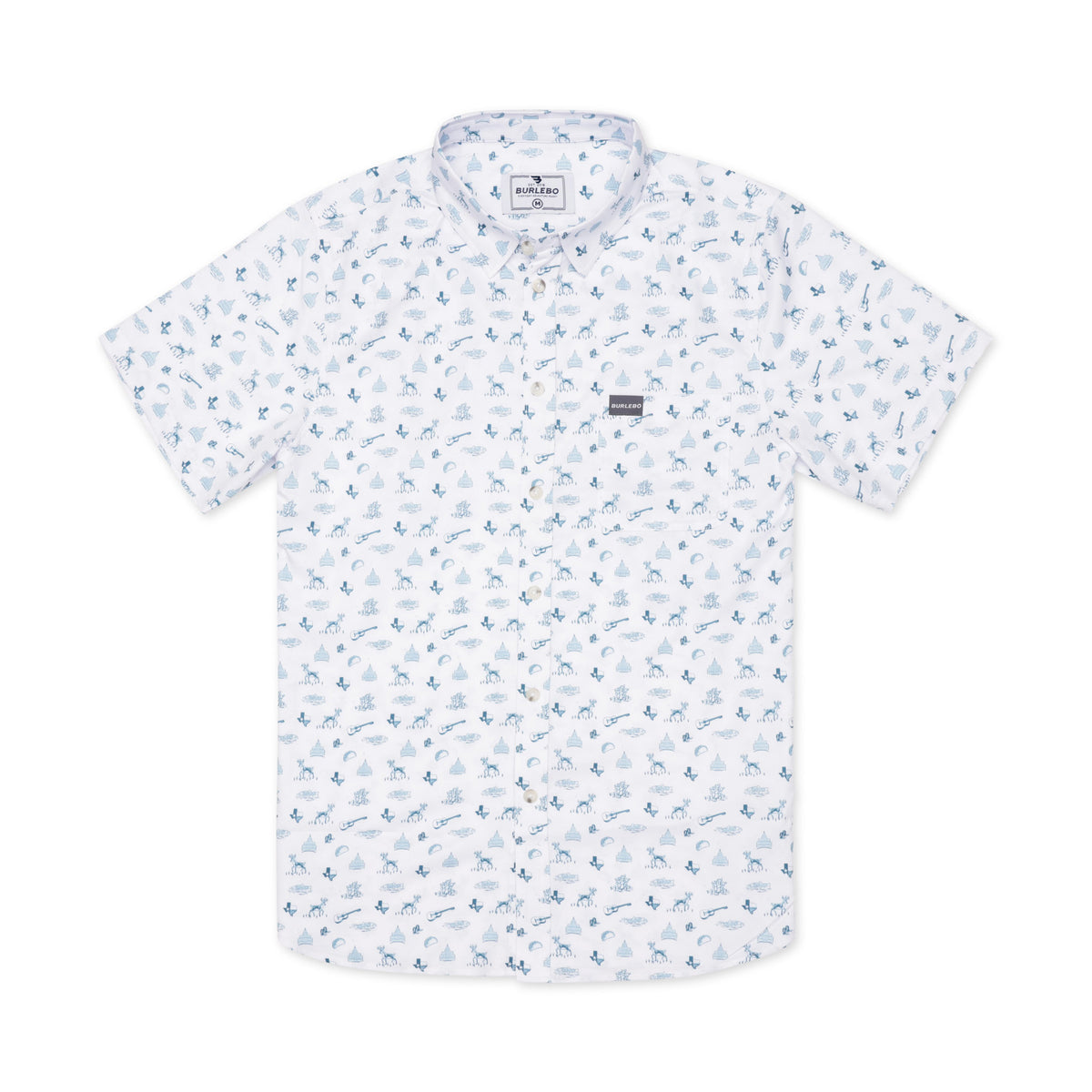 Lone Star State-Performance Button Up, by Burlebo