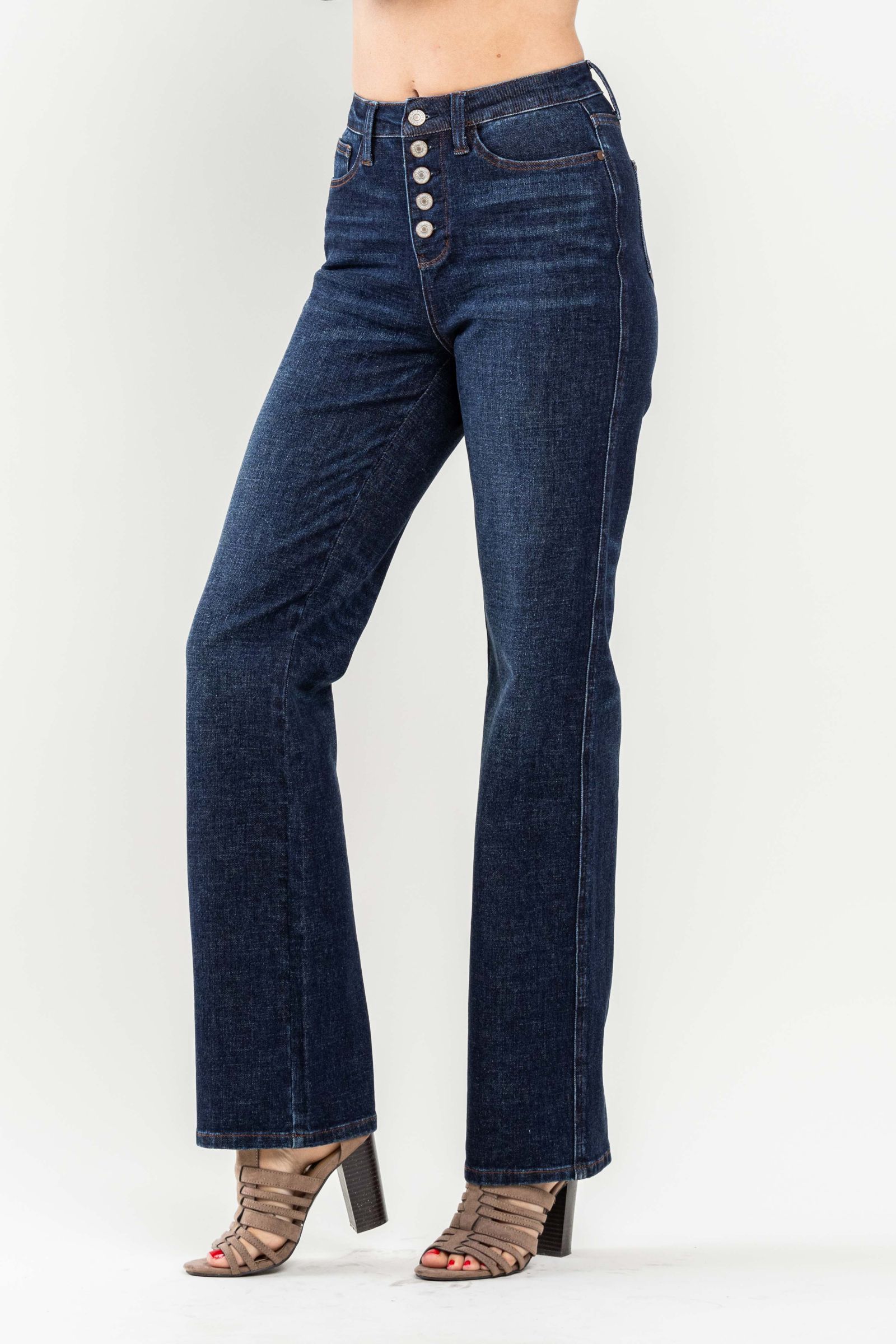 Judy Blue Hi-Waisted Button-Fly Jean