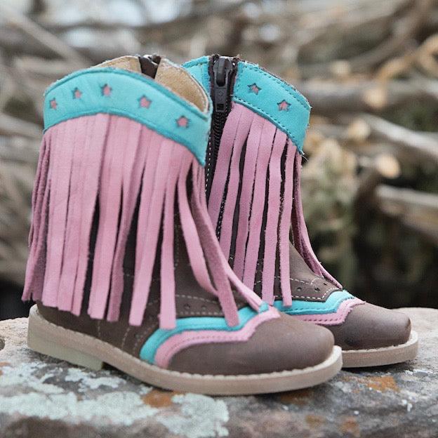 Toddler Fringe Baby Boots