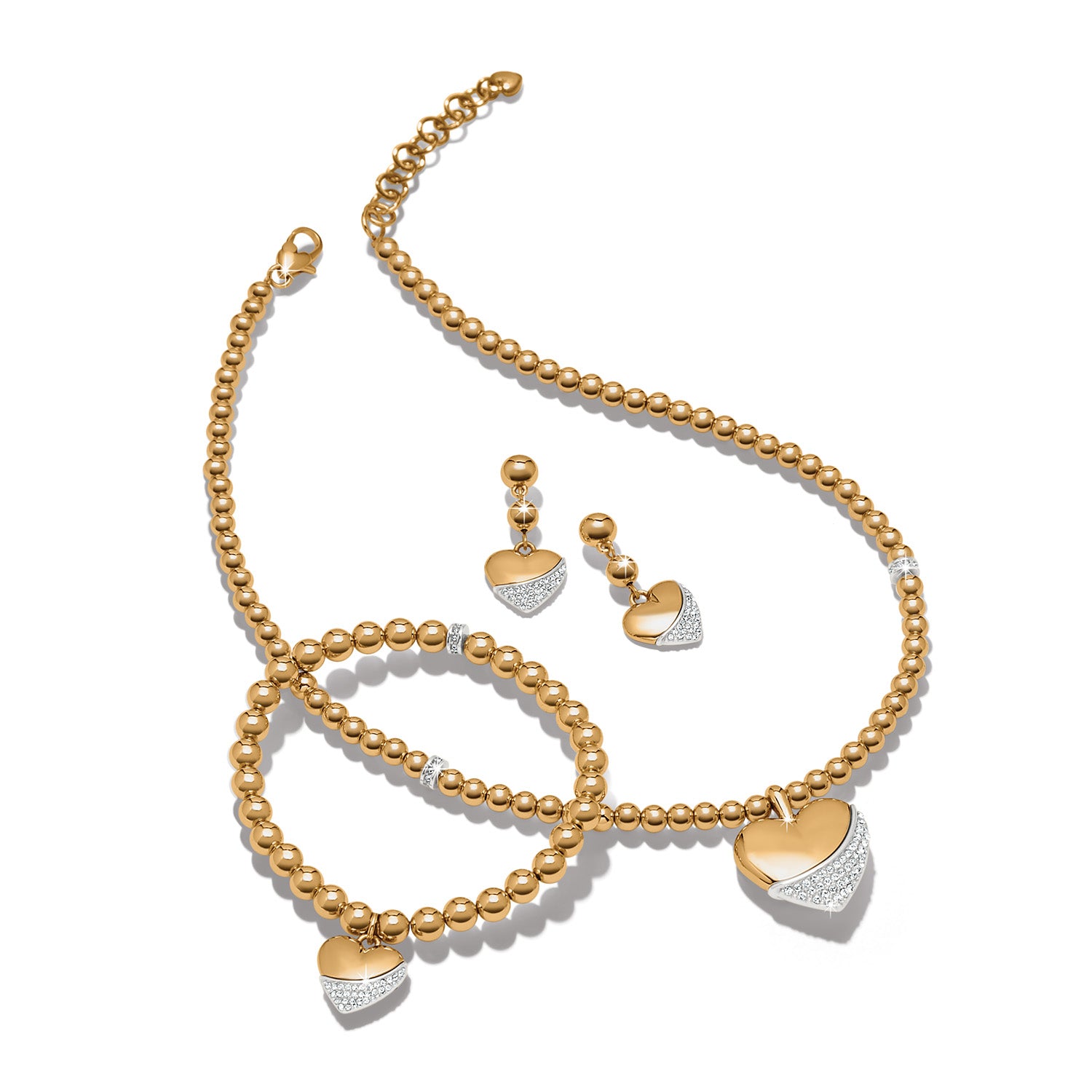 Meridian Petite Wave Heart Necklace