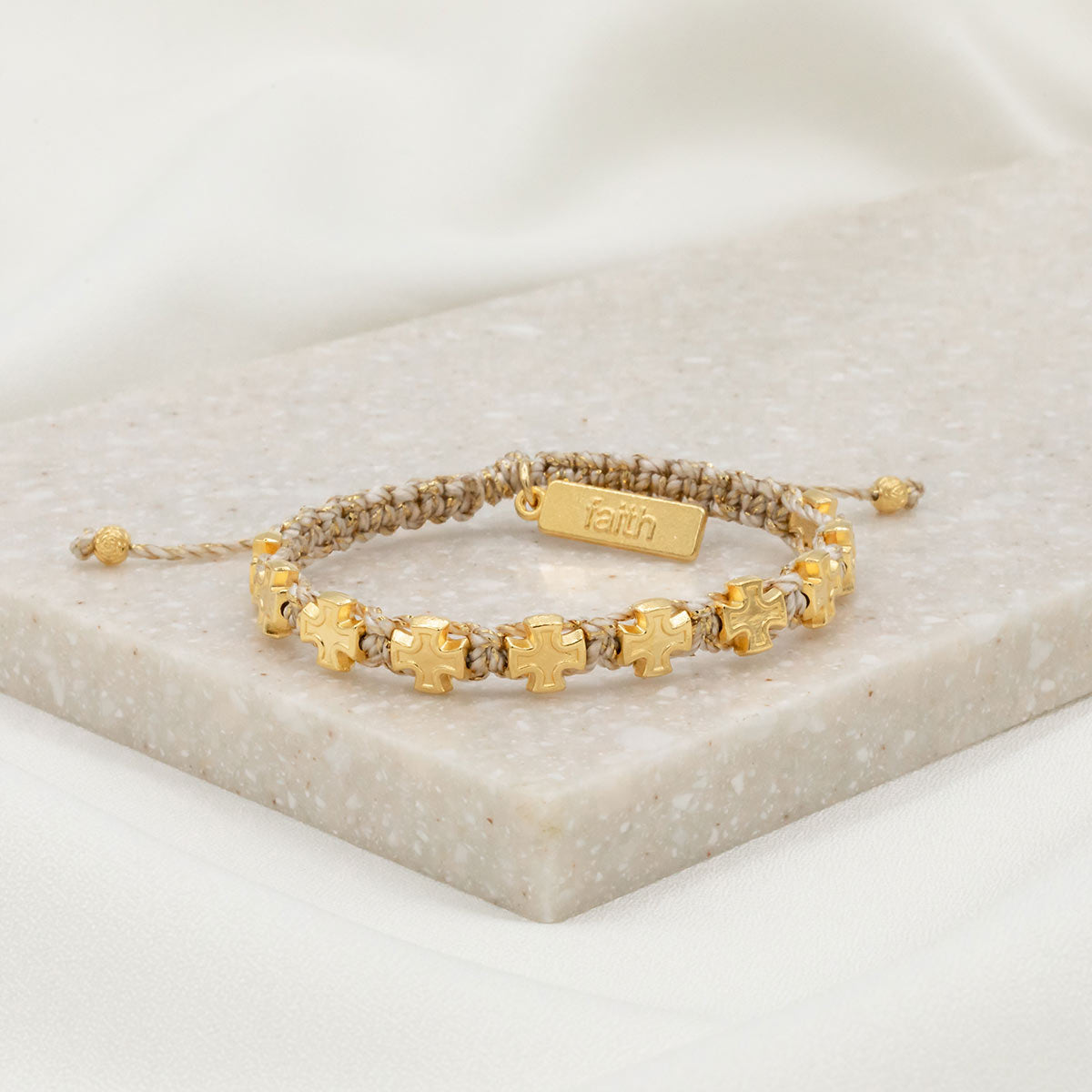 Faith Blessing Bracelet/Gold