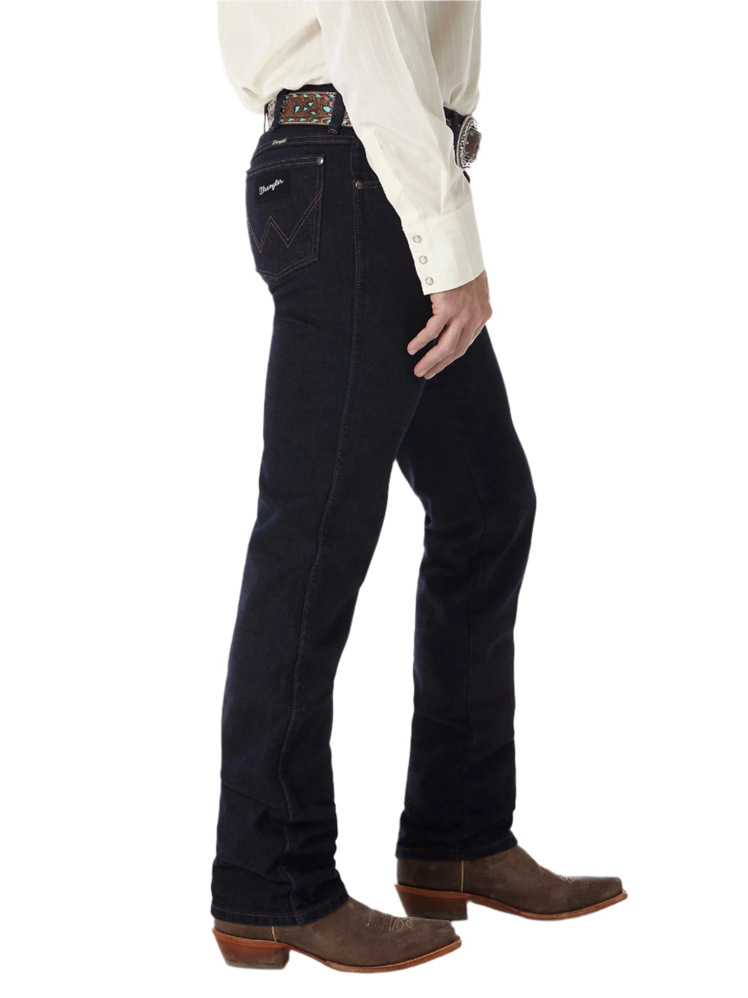 Cowboy Cut Silver Edition Slim Fit Jean in Dark Denim