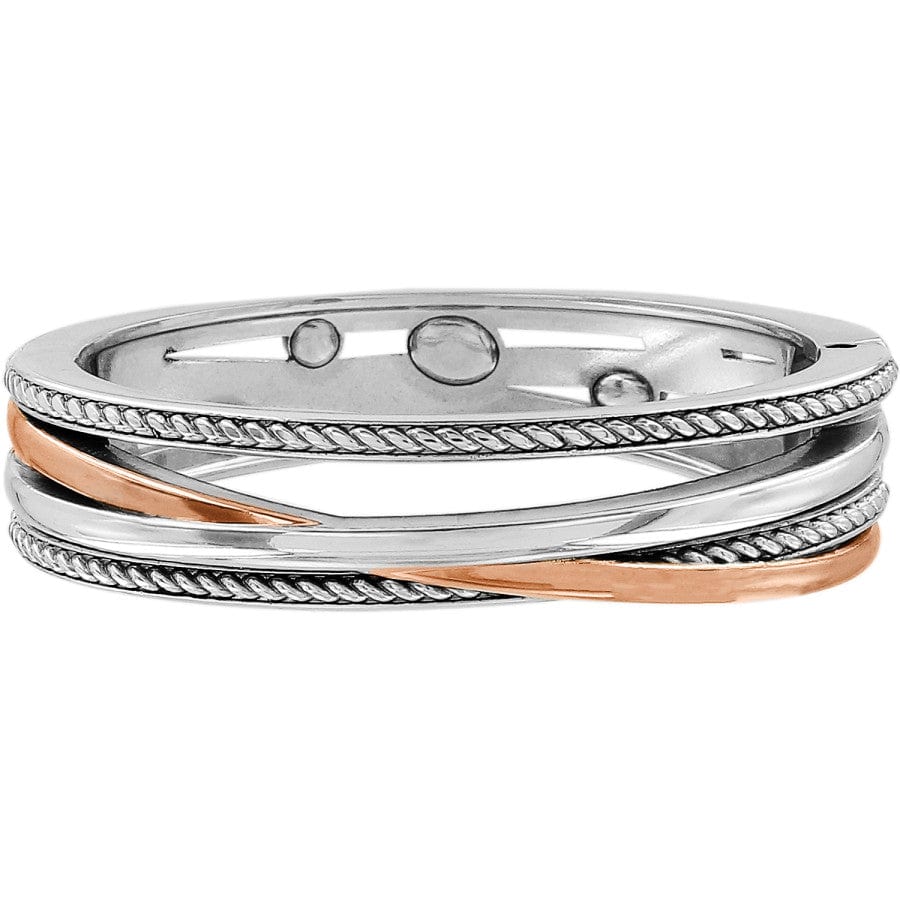 Neptune's Rings Gems Hinged Bangle