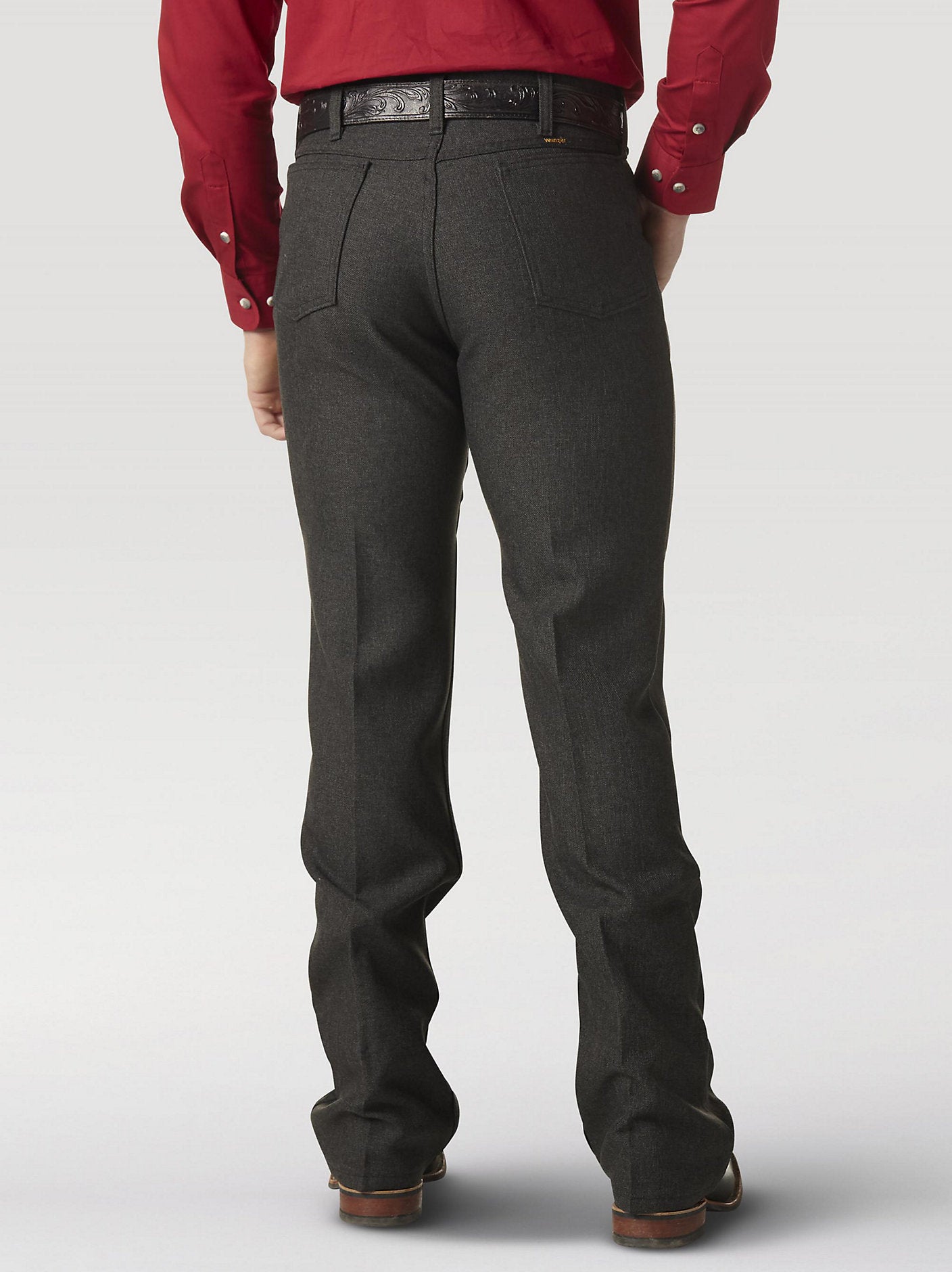 Wrangler Men's Wrancher Heather Black Dress Pants