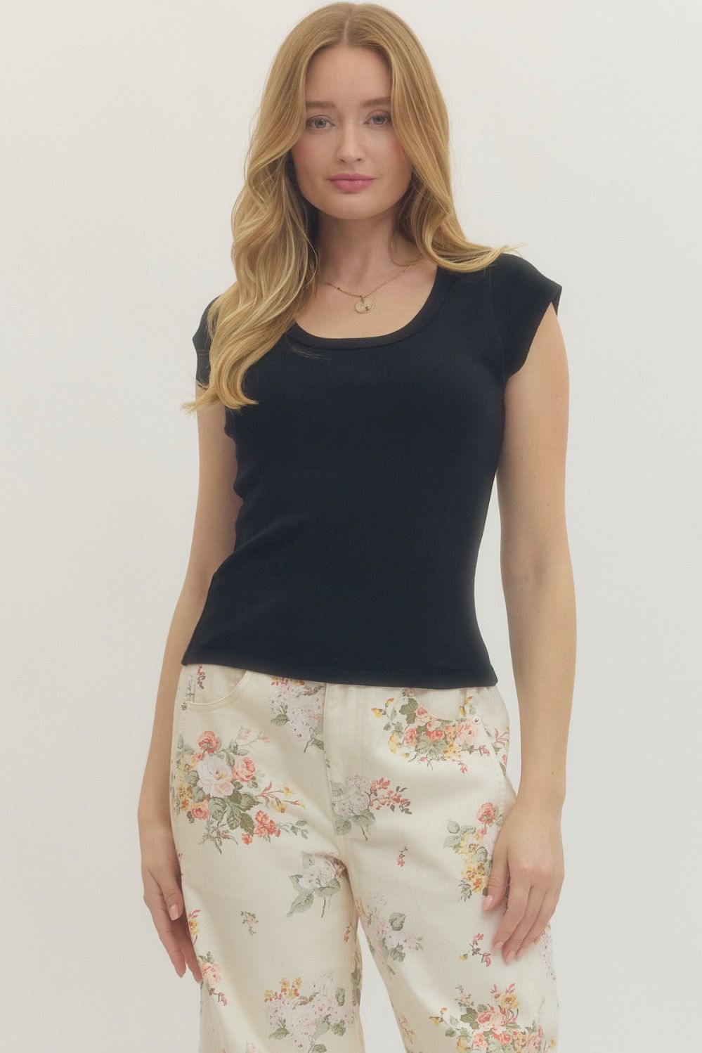 Everyday Essential Cap Sleeve Top π€