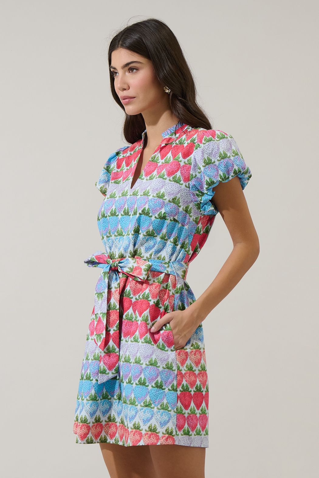 Berry Burst Orela Shift Mini Dress