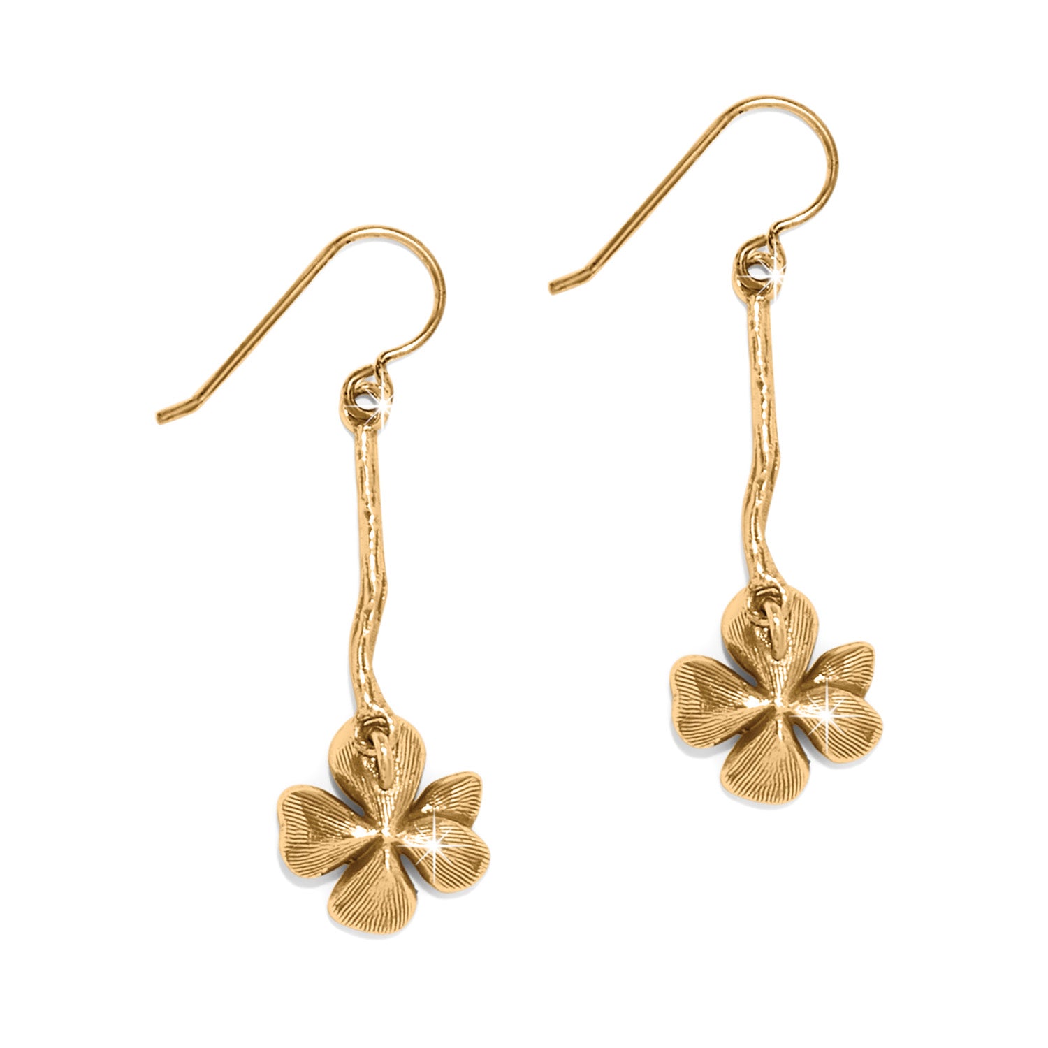 Everbloom Windflower French Wire Earrings /Gold