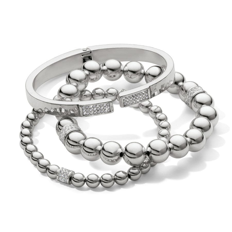 Meridian Petite Stretch Bracelet / Silver