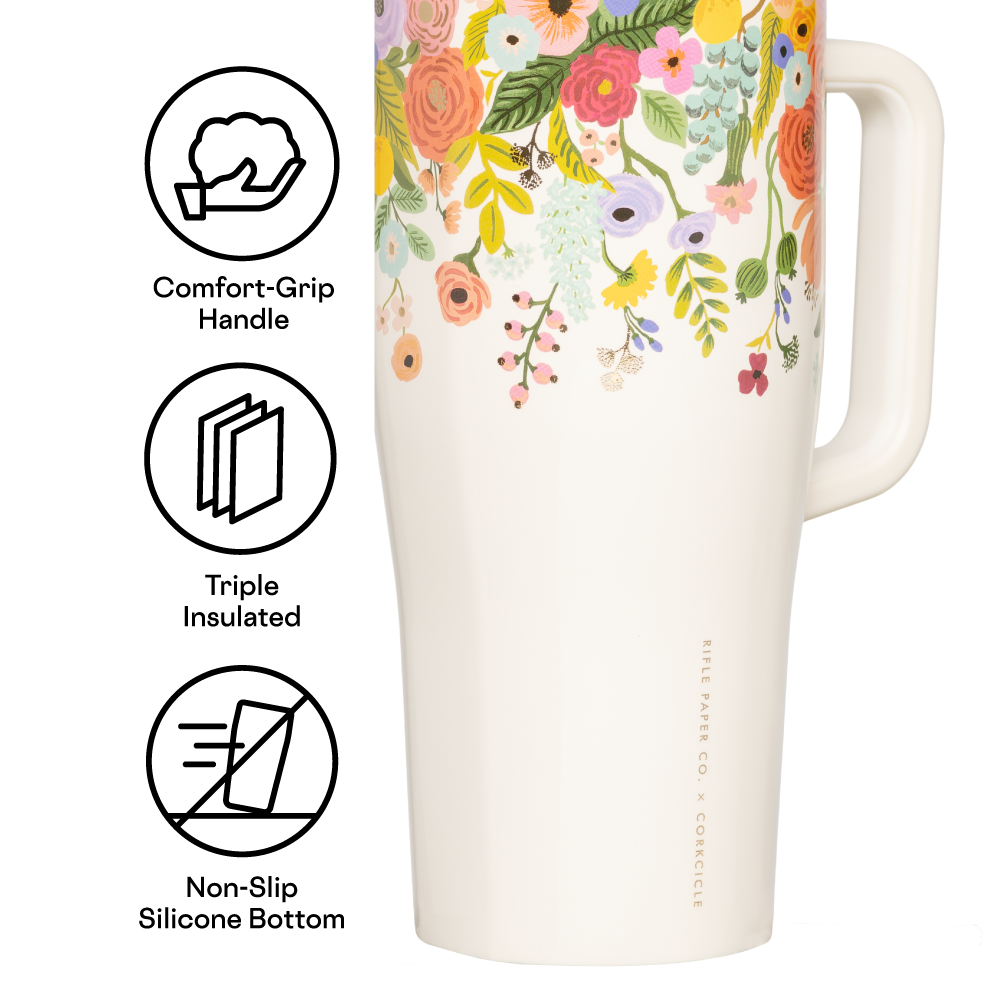 Corkcicle Rifle Paper Co. Leakproof 22oz Cruiser/Garden Party