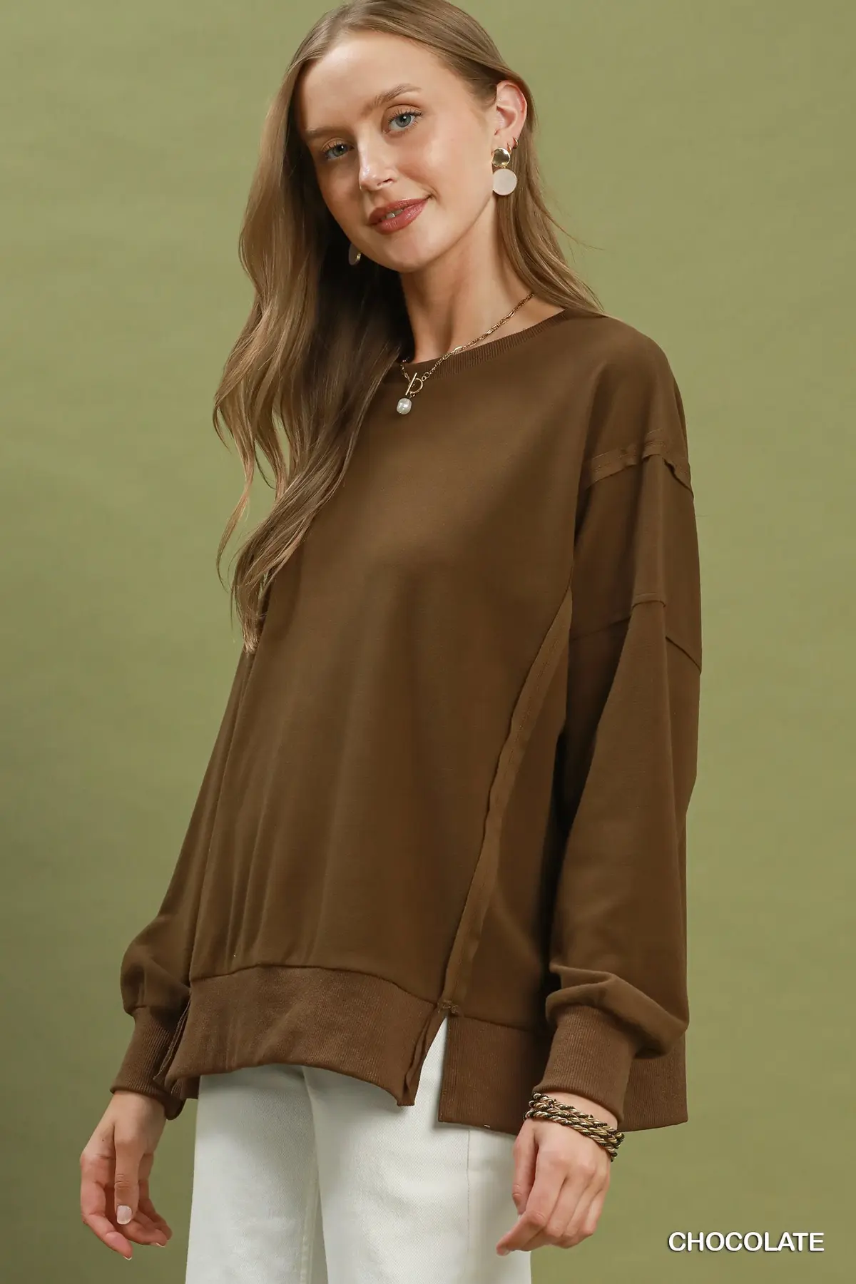 Chocolate Washed Pullover 🤎