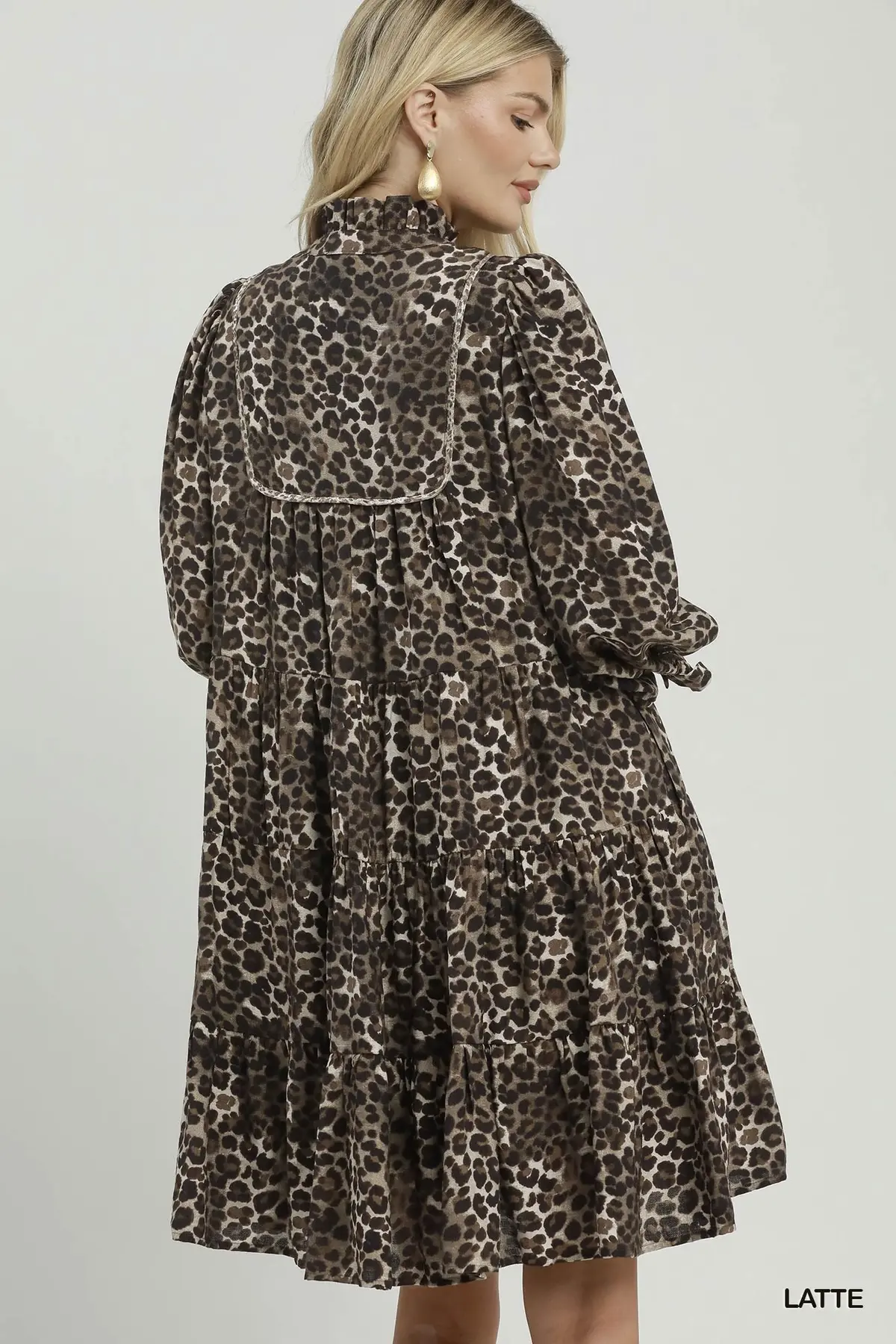 Leopard Tiered Dress šš¤