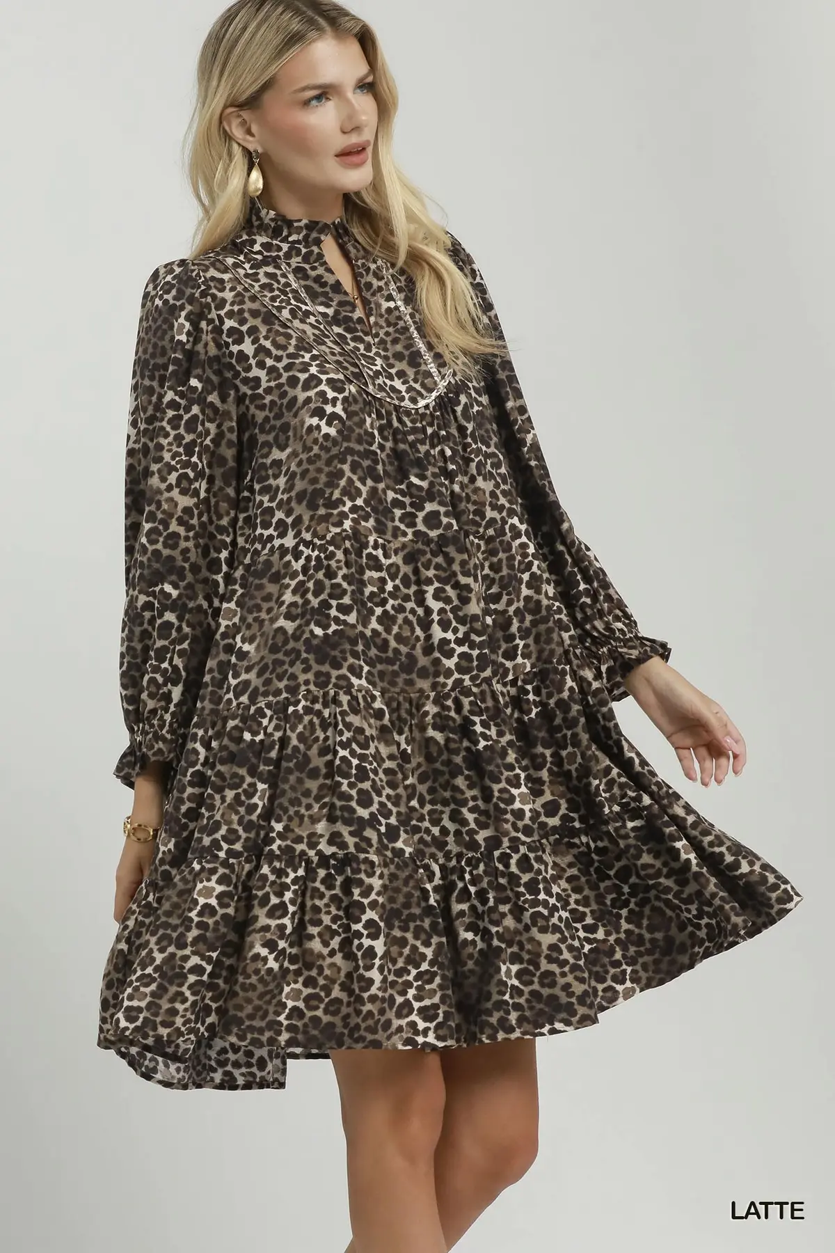 Leopard Tiered Dress šš¤