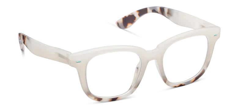 Hidden Gem Frost/Chai Tortoise - Peepers Reading Glasses