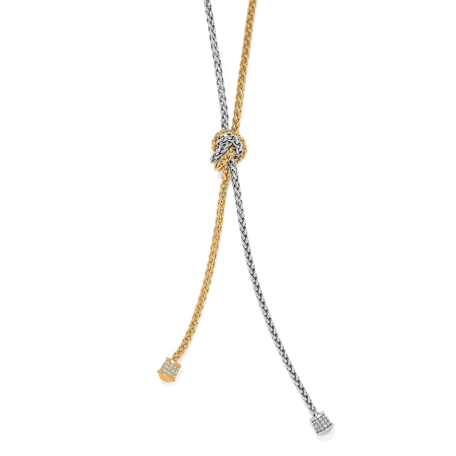 Meridian Venus Two Tone Y Necklace