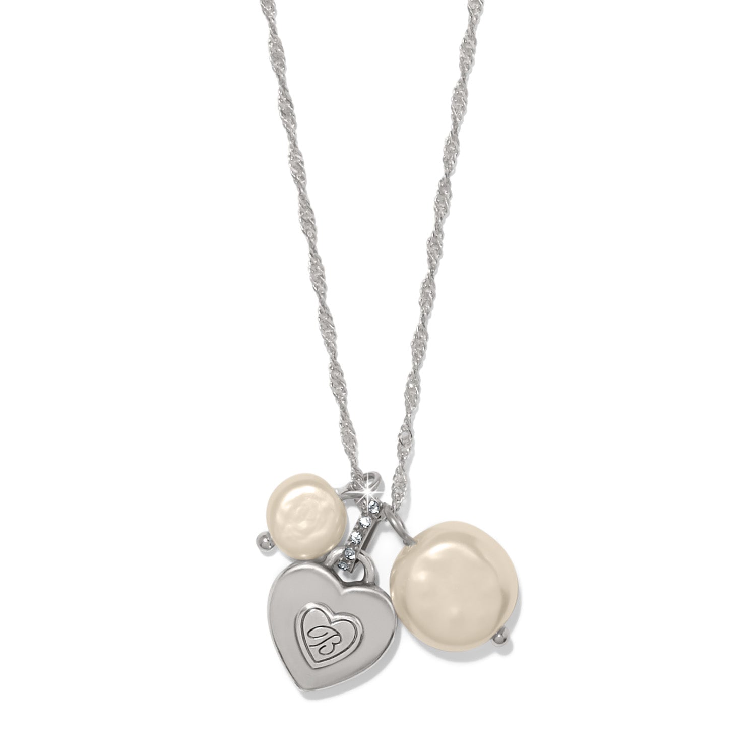 One Heart Pearl Short Necklace