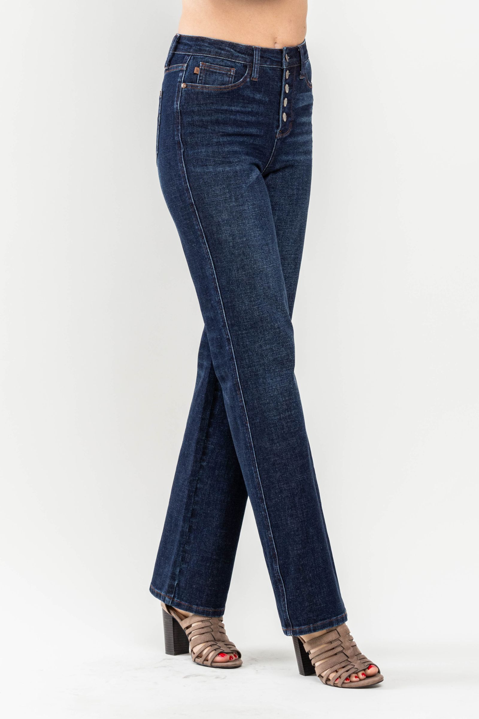 Judy Blue Hi-Waisted Button-Fly Jean