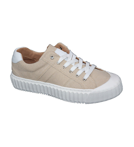 Sand Ivy Canvas Sneakers by Eric Michael