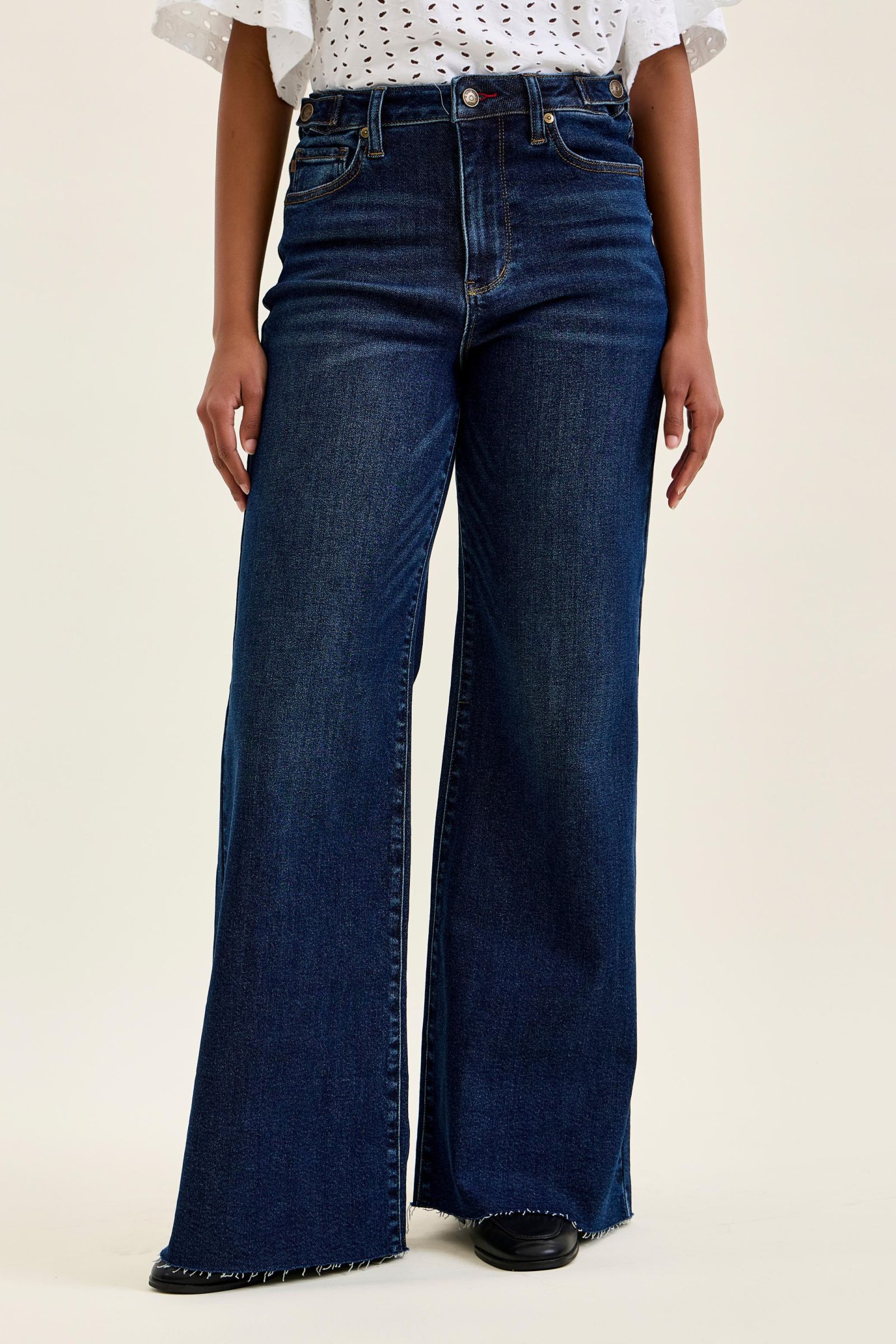 Judy Blue High Waist Retro Wide Leg w/ Adjustable Tabs