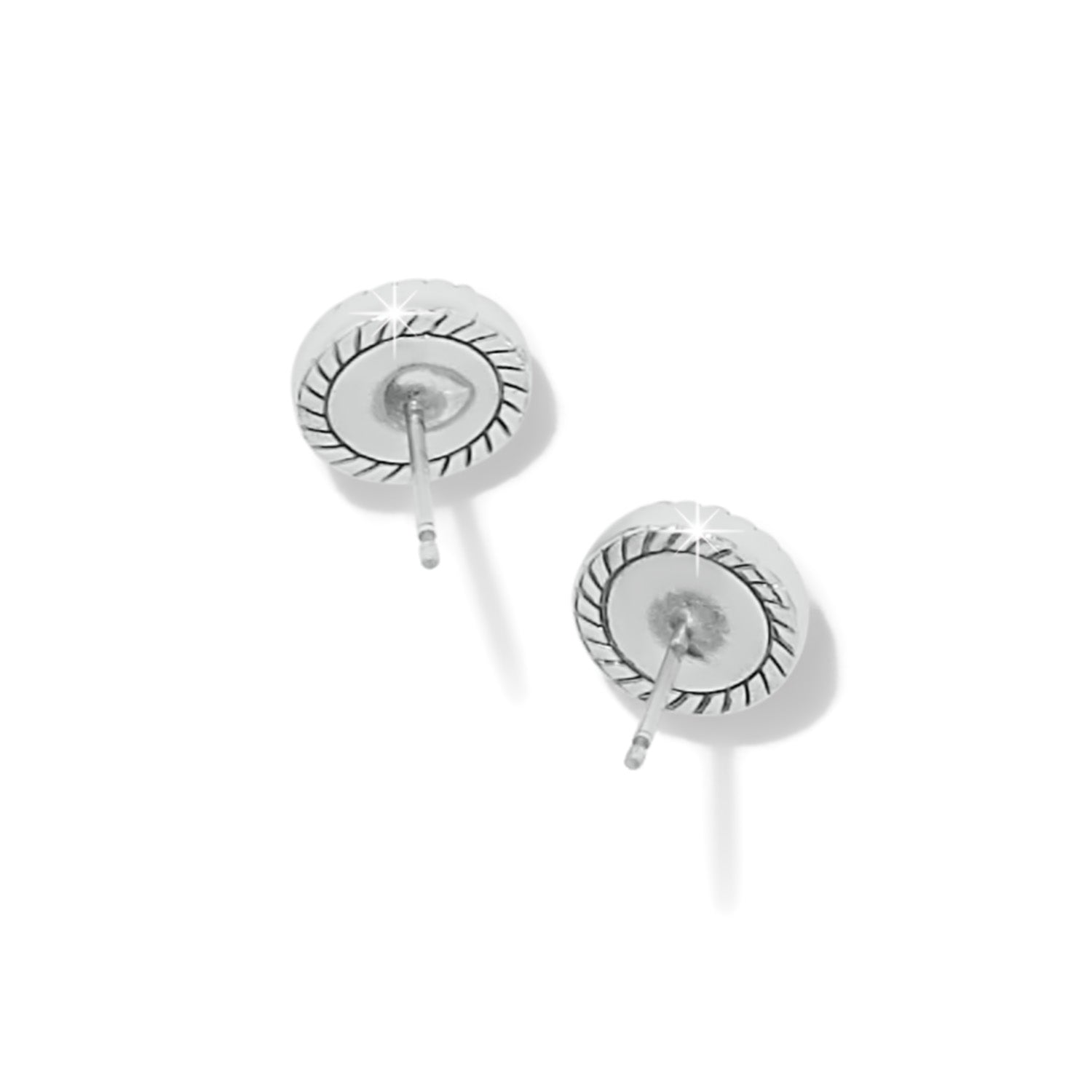 Illumina Celeste Dome Post Earrings/Silver