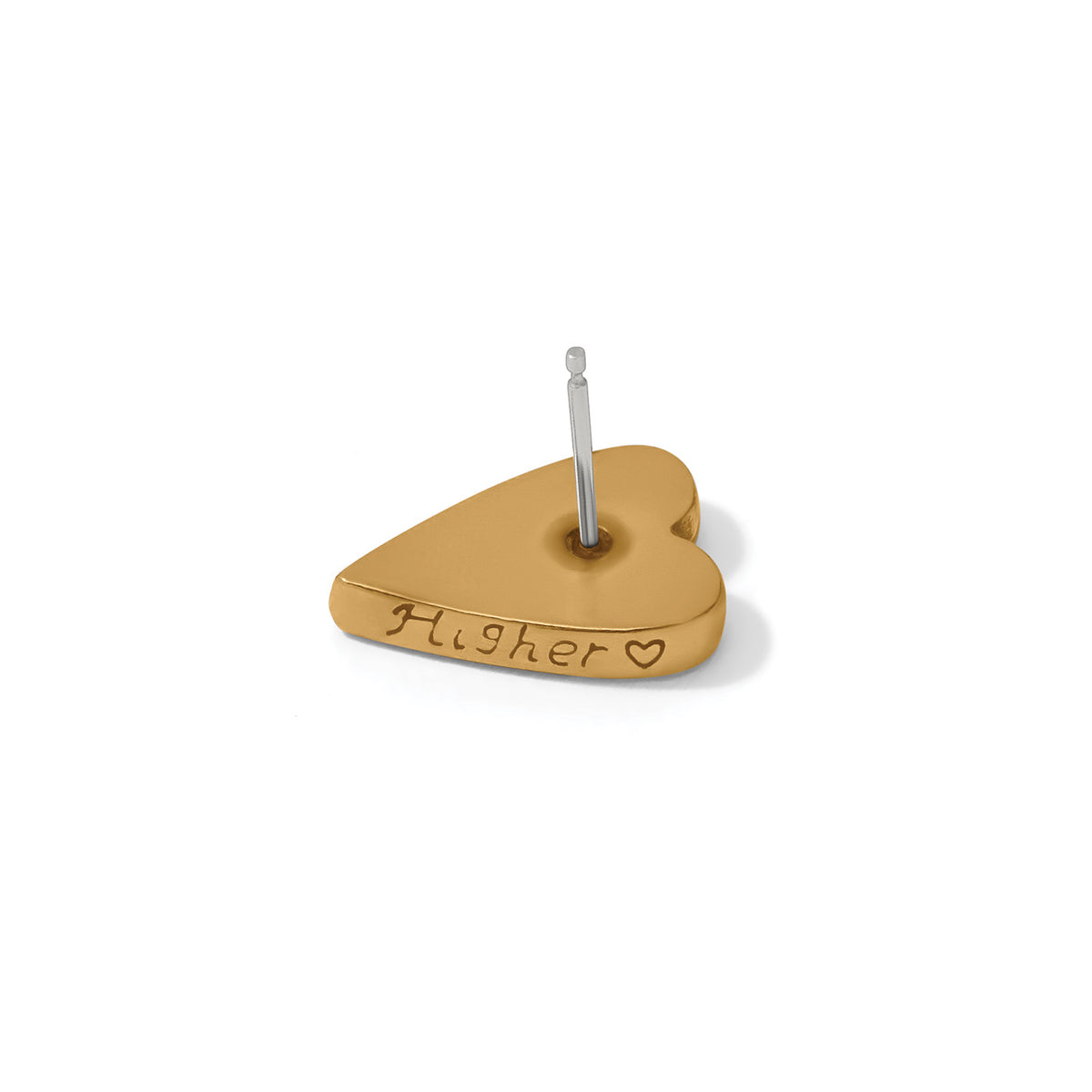 Love Messages Higher Love Heart Post Earrings
