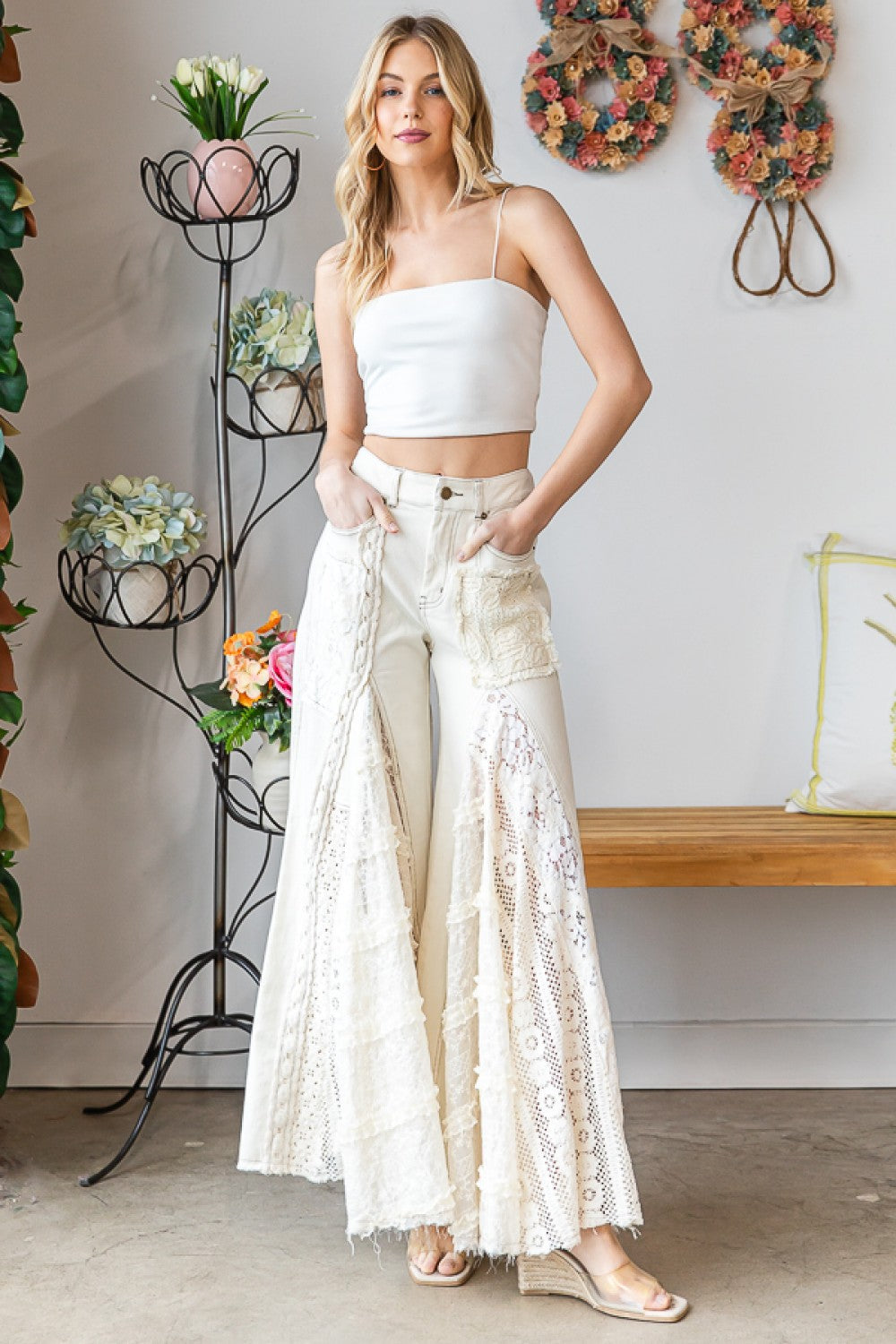 lace dress pants Arianna Pants