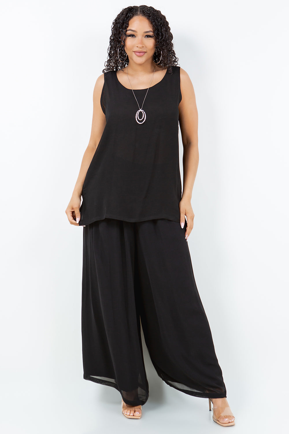 Black Tank & Pant Set