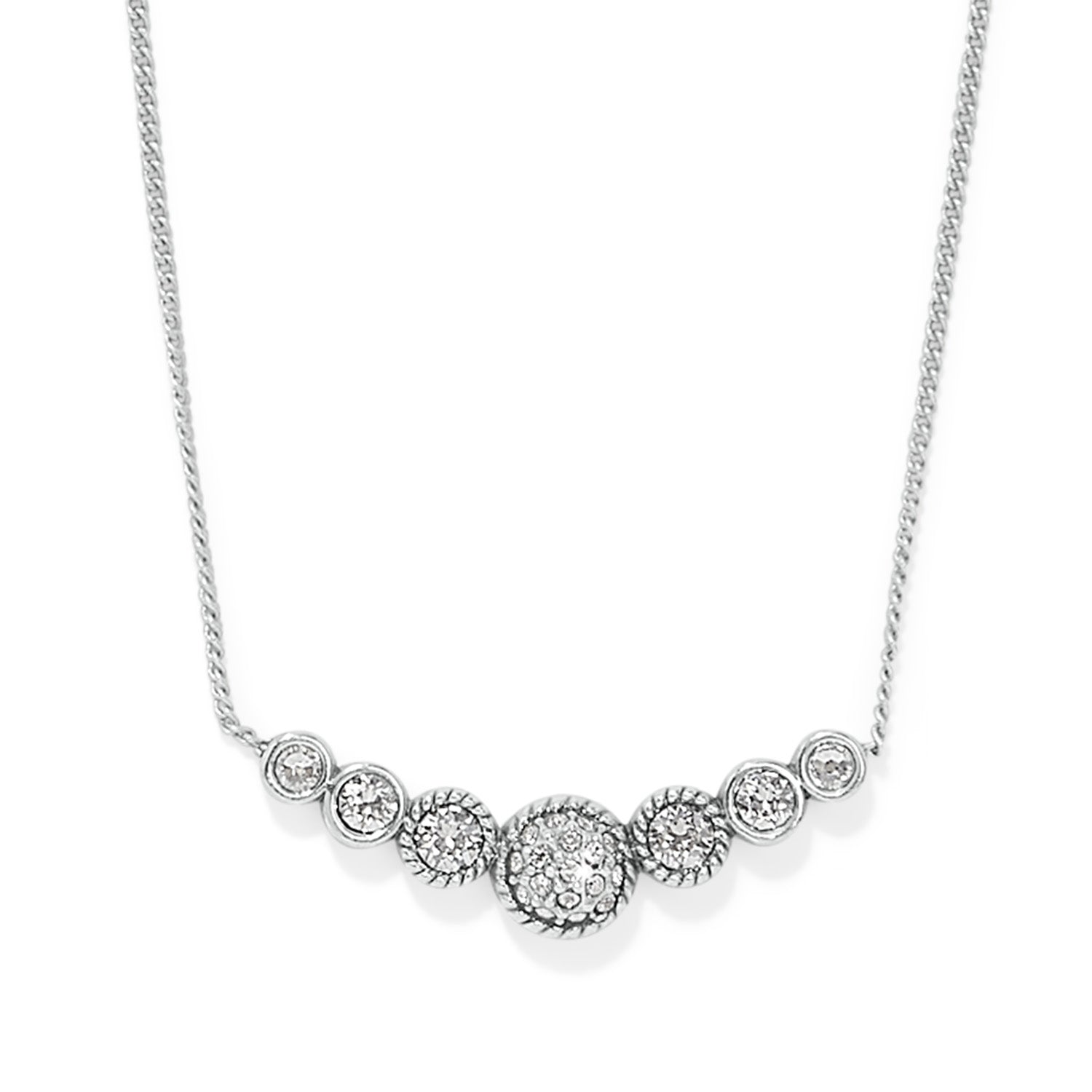 Illumina Celeste Bar Necklace/Silver