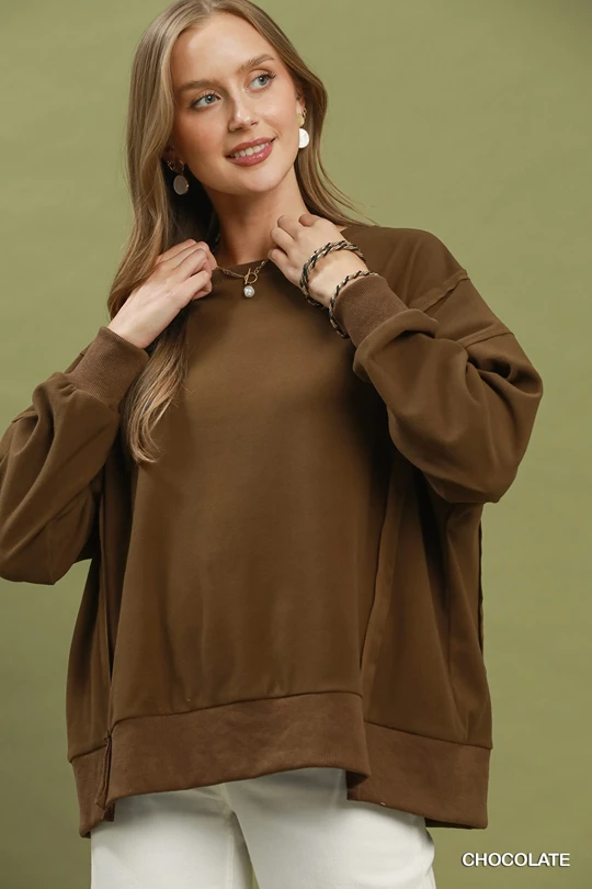 Chocolate Washed Pullover 🤎