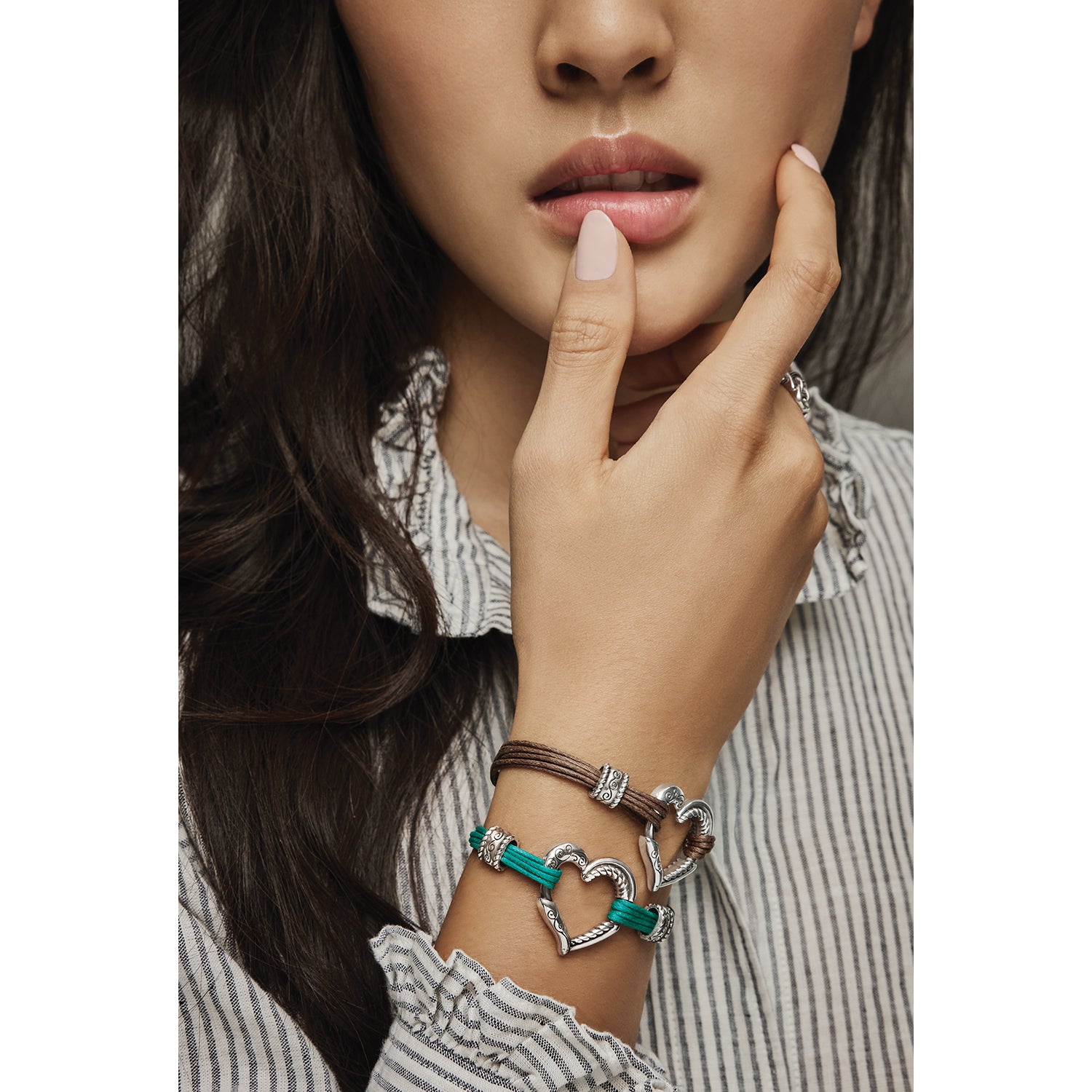 Heritage Heart Bracelet/Teal